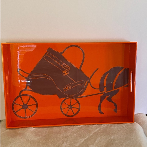 Designer Inspired Horse & Cart Large Tray. Home Decor. - Picture 4 of 9